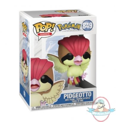 Pop! Games Pokemon Series 8 Pidgeotto #849 Vinyl Figure Funko