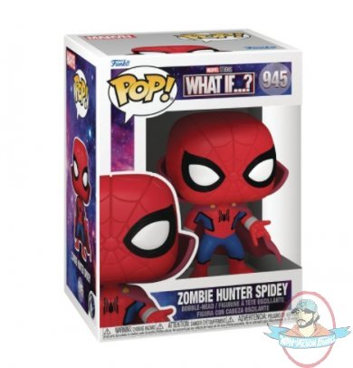 Pop! Marvel What If Series 2 Zombie Hunter Spidey #945 Figure Funko 