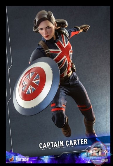 1/6 Marvel What If Captain Carter TMS059 Figure Hot Toys 909166