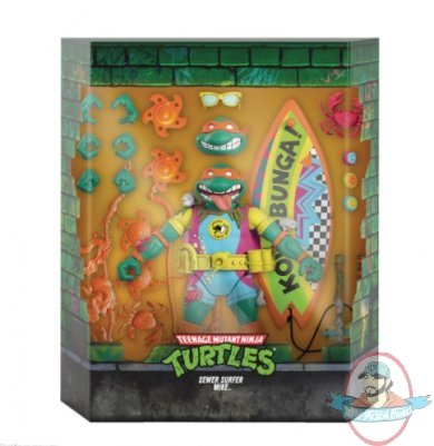 TMNT Ultimates Wave 6  Sewer Surfer Mike Figure Super 7