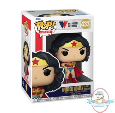 Pop! Dc Heroes Wonder Woman 80th Classic with Cape WW #433 Funko