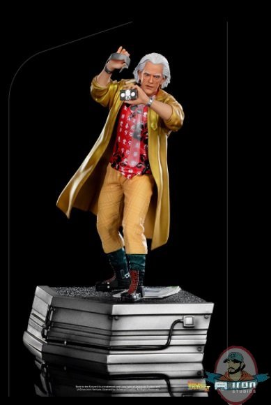 1/10 BTTFII Doc Brown Statue Iron Studios 909535