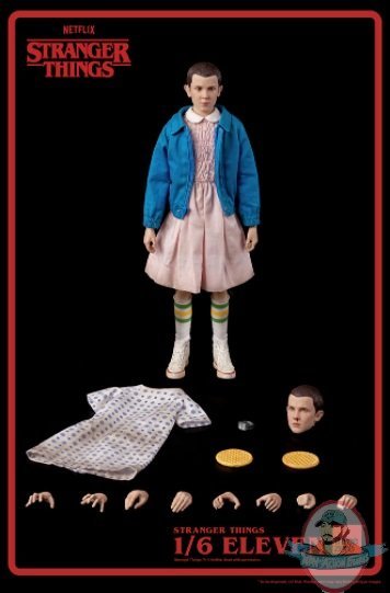 1/6 Scale Stranger Things Eleven Figure Threezero 909700