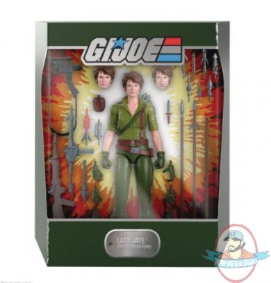 G.i. Joe Ultimates Real American Hero Wave 2 Lady Jaye Figure Super 7