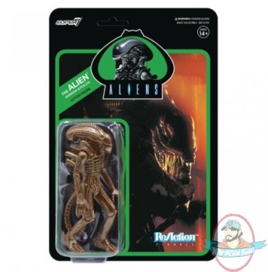 Aliens Alien Warrior Stealth Version ReAction Figure Super 7