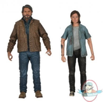 Last of Us II Joel & Ellie Ultimate 2 Pack 7" Figures by Neca