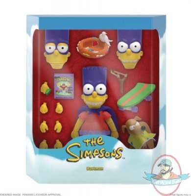 Simpsons Ultimates Wave 2 Bartman Figure Super 7