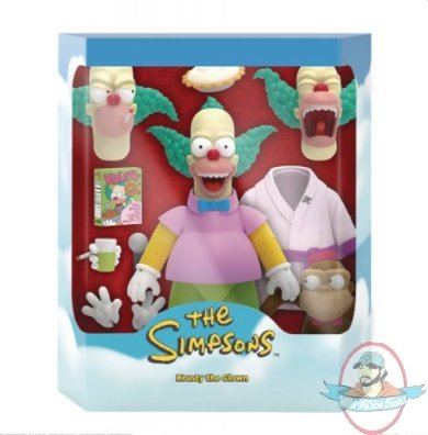 Simpsons Ultimates Wave 2 Krusty The Clown Figure Super 7
