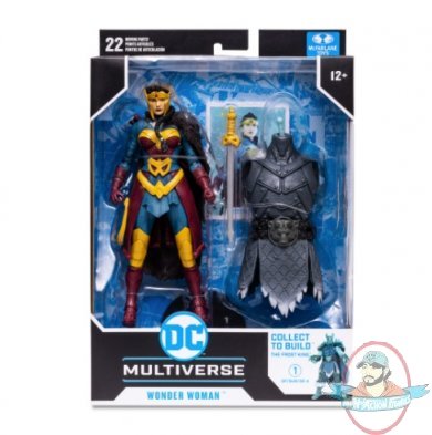 Dc Build-A Wave 7 Endless Winter Wonder Woman Figure McFarlane