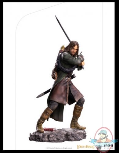 1/10 Lord of The Rings Aragorn Statue Iron Studios 910299