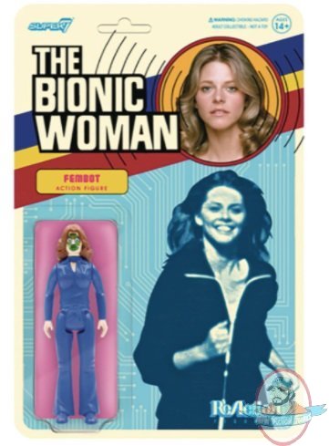 Bionic Woman Fembot ReAction Figure Super 7 