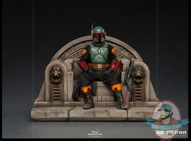 1:10 Star Wars Boba Fett on Throne Deluxe Iron Studios 908936