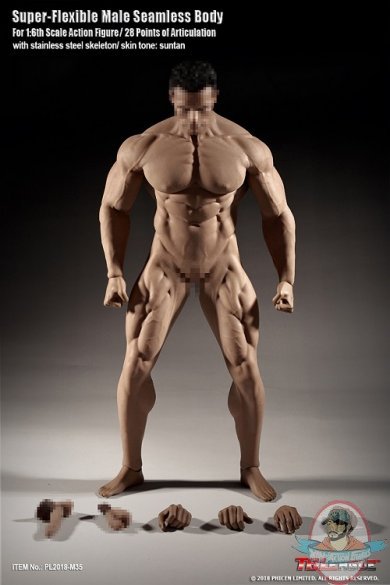 1/6th Scale Super Flexible Male Seamless Body-M35 PL2018-M35