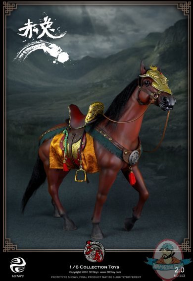 1/6 Horse Guan Yu Red Hare 2.0 303T-113 303 Toys