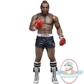 Rocky 40th Anniversary Clubber Lang Black Trunks Action Figures  Neca