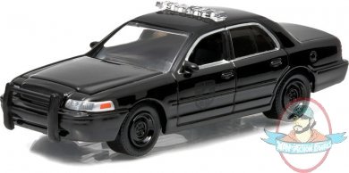 1:64 Black Bandit Series 11 2008 Ford Crown Victoria Police Car