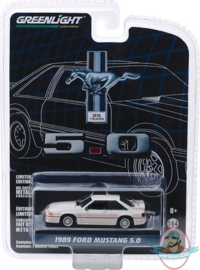 1:64 Anniversary Collection Series 7 1989 Ford Mustang 5.0 Greenlight