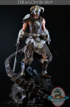 1/6 Scale Gaming Heads The Elder Scrolls V Skyrim Dragonborn Statue
