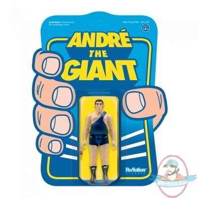 WWE Andre the Giant ReAction (Blue) Figure Super 7