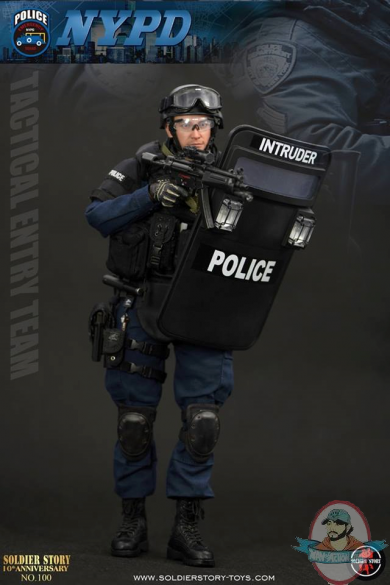 1/6 Scale NYPD Esu Tactical Entry Team Soldier Story SS 100
