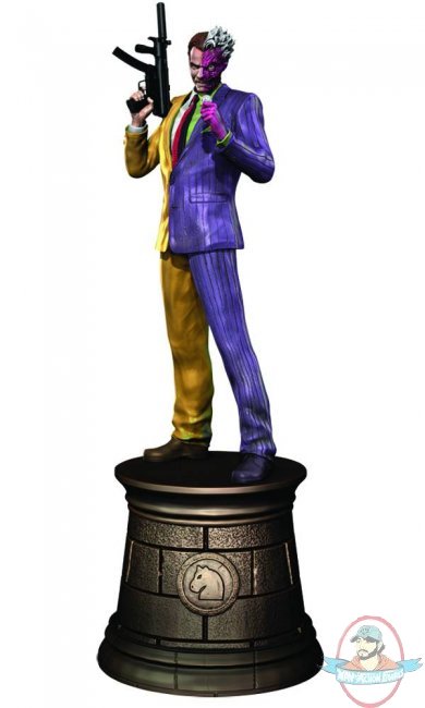 DC Superhero Chess Figurine #6 Two Face Black Knight Eaglemoss DC Superhero Chess Figurine #6 Two Face Black Knight Eaglemoss