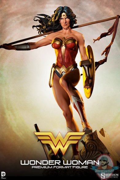 Dc Comics Wonder Woman Premium Format Figure Sideshow 300115 Used JC Dc Comics Wonder Woman Premium Format Figure Sideshow 300115 Used JC