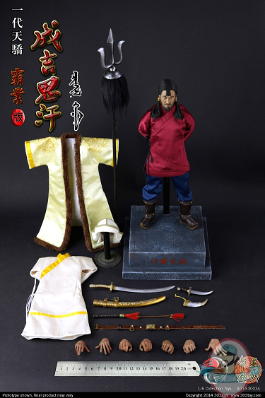 1/6 Sixth Scale 303T-3003A Genghis Khan Figure 303 Toys