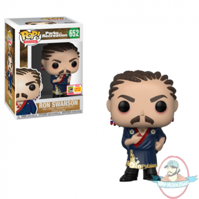 SDCC 2018 Pop! TV: Parks & Recreation Ron Swanson #652 Figure Funko