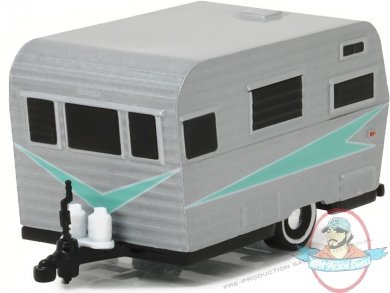 1:64 Hitched Homes Series 2 1958 Siesta Silver Greenlight