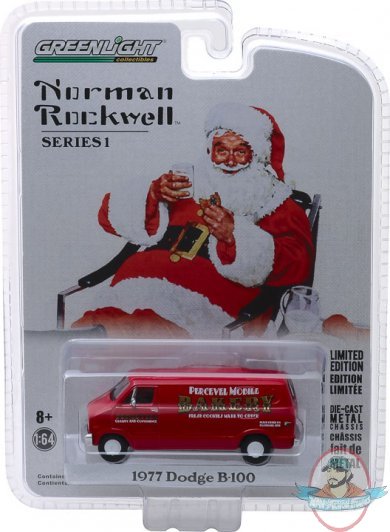 1:64 Norman Rockwell Delivery Vehicles Series 1 1977 Dodge B-100 Van
