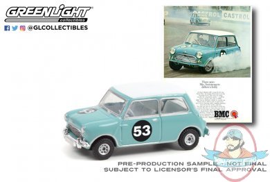 1:64 Vintage Ad Cars Series 5 1967 Morris Mini Cooper S Greenlight 1:64 Vintage Ad Cars Series 5 1967 Morris Mini Cooper S Greenlight
