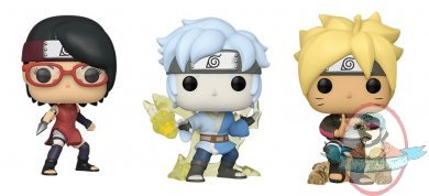 Pop! Animation Boruto Set of 3 Vinyl Figures Funko