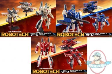 Robotech 1/100 Super Veritech VF-1J Set of 3 Toynami Robotech 1/100 Super Veritech VF-1J Set of 3 Toynami