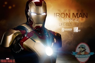 Iron Man 3 Life-Size Bust Iron Man Mark 42 by Sideshow Collectibles Iron Man 3 Life-Size Bust Iron Man Mark 42 by Sideshow Collectibles