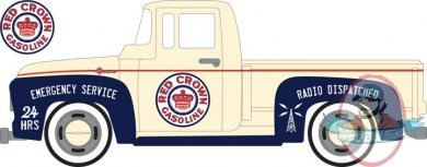 1:64 Running on Empty Series 1 1956 Ford F-100 Red Crown Greenlight