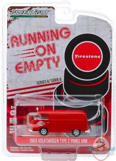 1:64 Running on Empty Series 8 1969 Volkswagen Type 2 Panel Greenlight 1:64 Running on Empty Series 8 1969 Volkswagen Type 2 Panel Greenlight