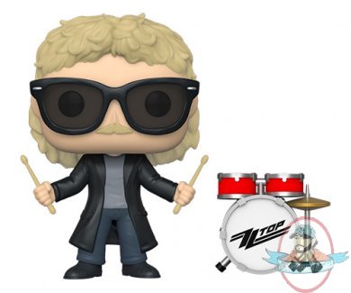 Pop! Rocks ZZ Top Frank Beard #166 Vinyl Figure by Funko