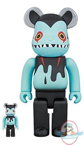 Devil Bairon Man X Byron Bearbrick Set 400% & 100% by Medicom Devil Bairon Man X Byron Bearbrick Set 400% & 100% by Medicom