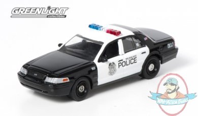 1:64 Scale 2011 Ford Crown Victoria Interceptor Milwaukee Greenlight