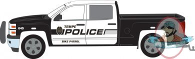 1:64 Hot Pursuit Series 19 2015 Chevy Silverado Tempe Arizona Bike 