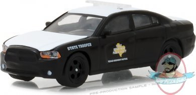 1:64 Hot Pursuit Series 27 2011 Dodge Charger Pursuit Texas Greenlight