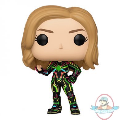 Pop! Marvel Captain Marvel with Neon Suit Figure Funko