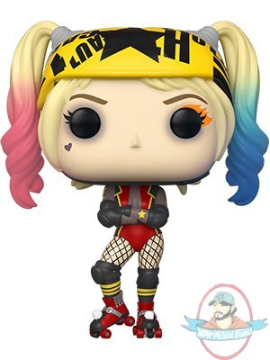 Pop! Heroes Birds of Prey Harley Quinn Roller Derby #307 Figure Funko
