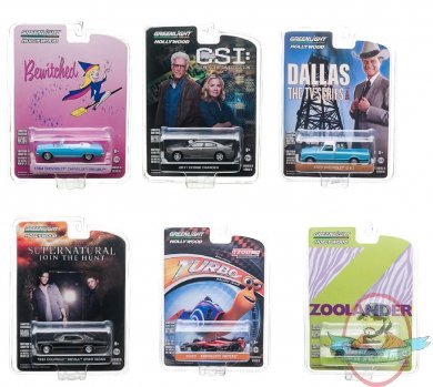 1:64 Hollywood Series 6 Set of 6 Greenlight