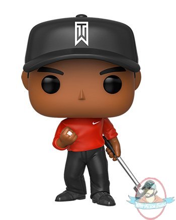 Pop! Golf Tiger Woods Red Shirt Vinyl Figure Funko