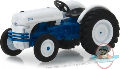 1:64 Down on the Farm Series 1 1949 Ford 8N Tractor White and Blue