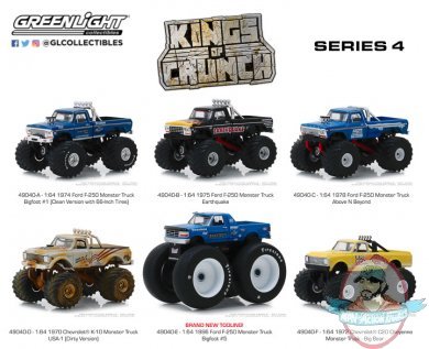 1:64 Kings of Crunch Series 4 Set of 6 Greenlight