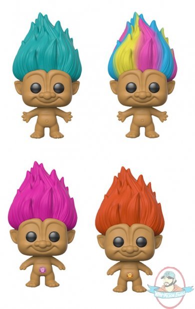 Pop! Trolls Set of 4 Vinyl Figures Funko