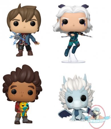 Pop! Animation The Dragon Prince Set of 4 Vinyl Figures Funko