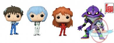 Pop! Animation Evangelion Set of 4 Figures Funko